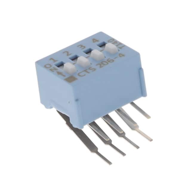 206-4RA SWITCH SLIDE DIP SPST 50MA 24V