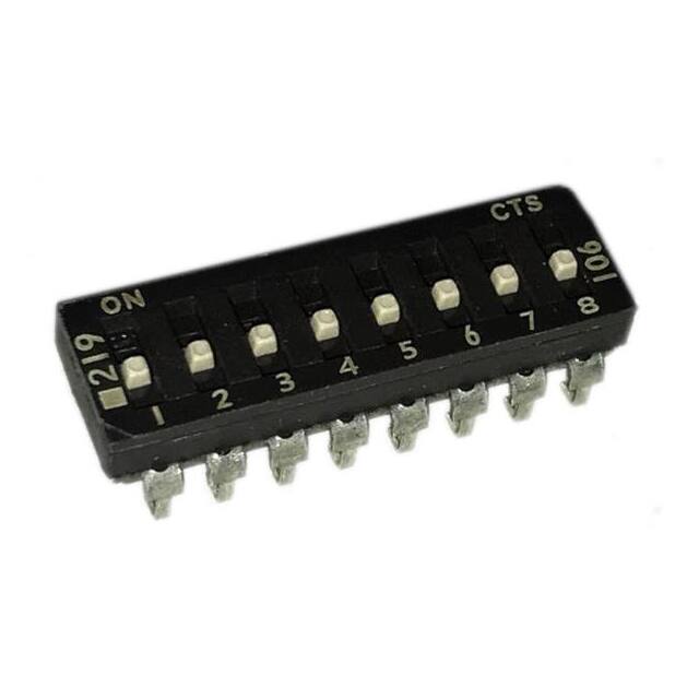 219-8MSJF SWITCH SLIDE DIP SPST 100MA 20V