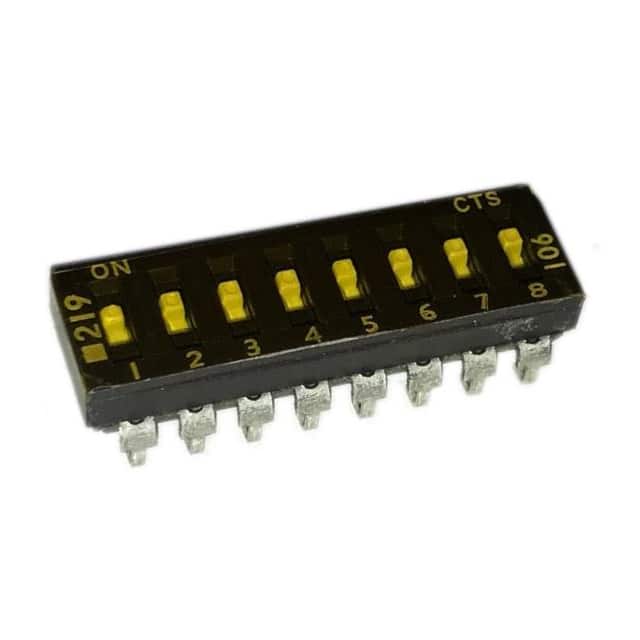 219-8LPSTJ SWITCH SLIDE DIP SPST 100MA 20V