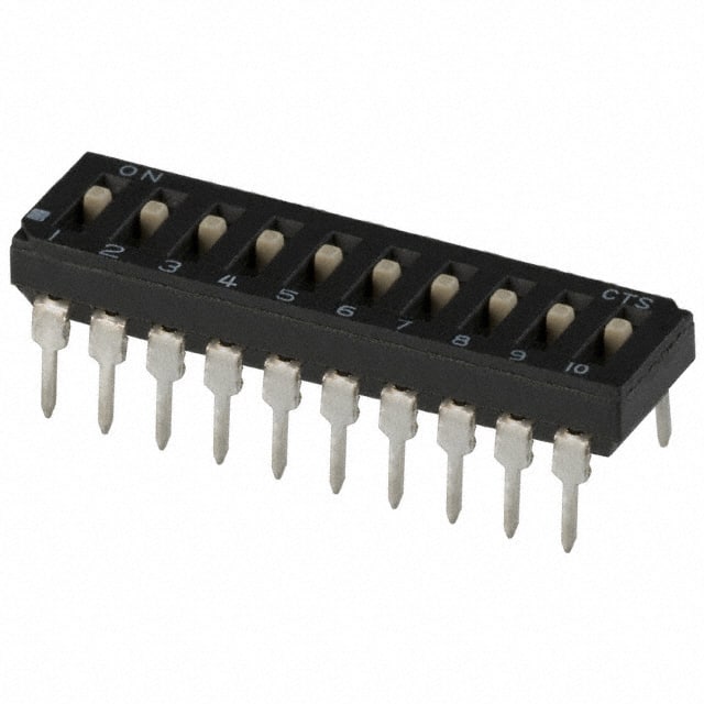 209-10MS SWITCH SLIDE DIP SPST 100MA 20V