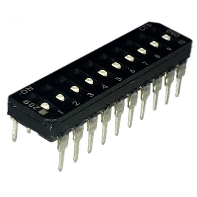 209-10LPSFD SWITCH SLIDE DIP SPST 100MA 20V