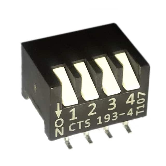 193-4MSN SWITCH PIANO DIP SPST 50MA 24V