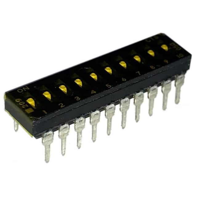 209-10LPSTD SWITCH SLIDE DIP SPST 100MA 20V