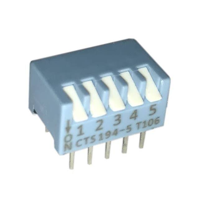 194-5MSN SWITCH PIANO DIP SPST 50MA 24V