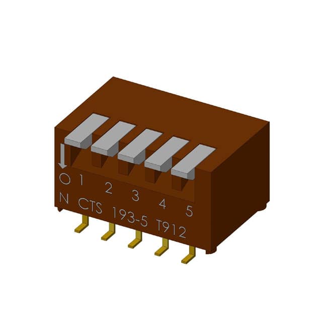 193-5MSR SWITCH PIANO DIP SPST 50MA 24V