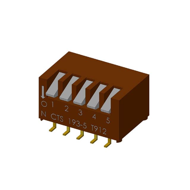 193-5MSRN SWITCH PIANO DIP SPST 50MA 24V