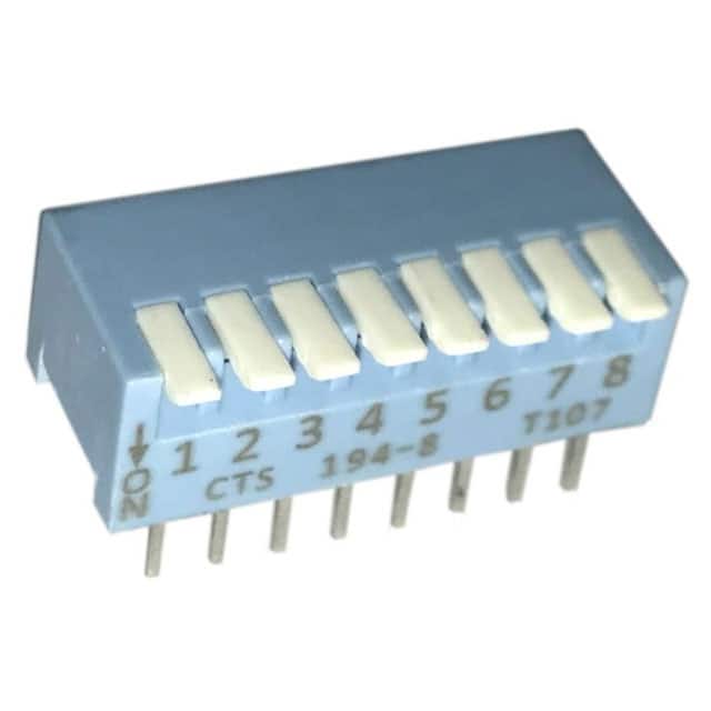 194-8MS SWITCH PIANO DIP SPST 50MA 24V