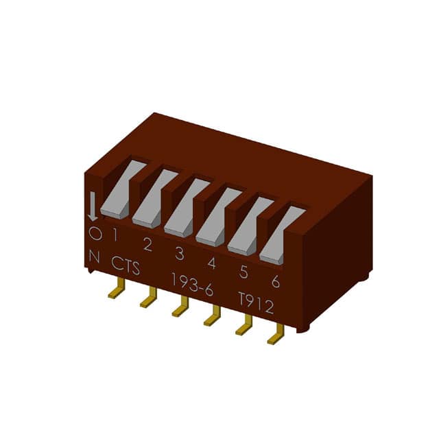 193-6MSRN SWITCH PIANO DIP SPST 50MA 24V