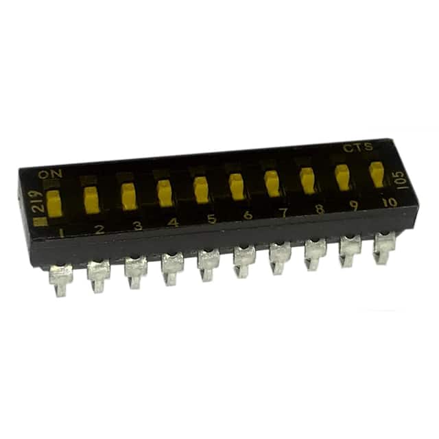 219-10MSTJ SWITCH SLIDE DIP SPST 100MA 20V
