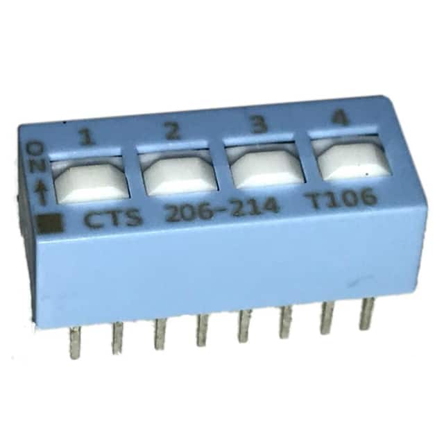 206-214S SWITCH SLIDE DIP DPST 50MA 24V
