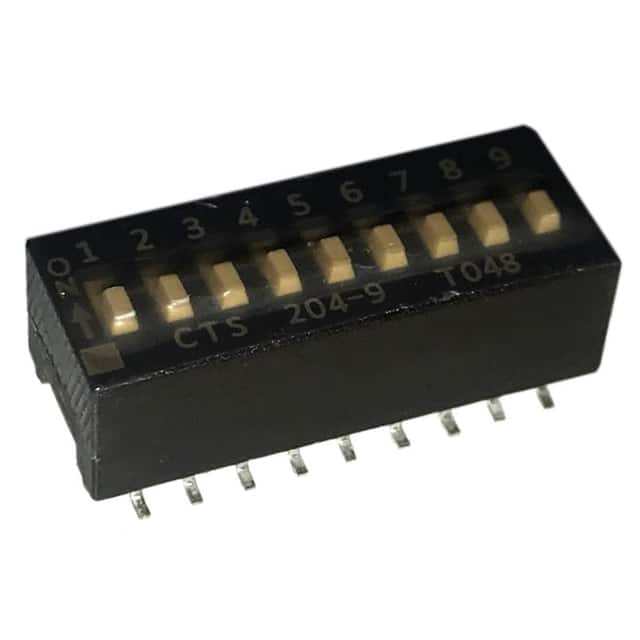 204-9ST SWITCH SLIDE DIP SPST 50MA 24V