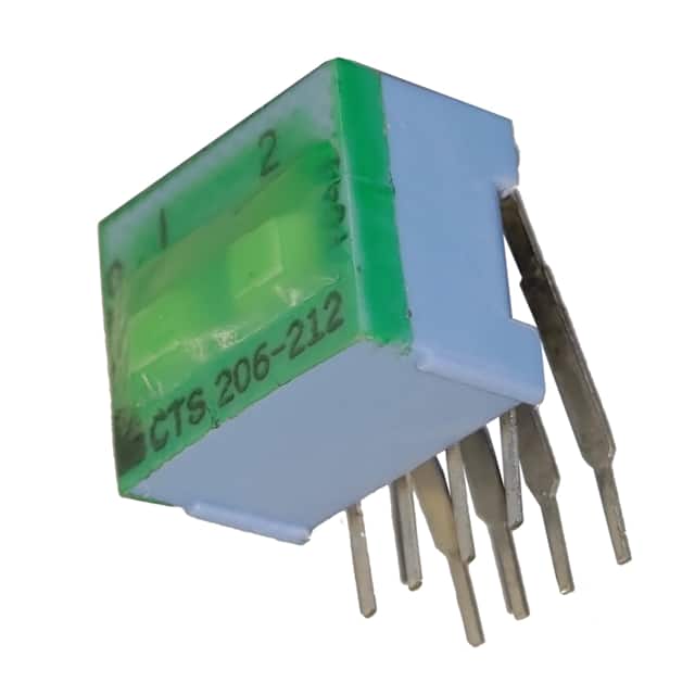 206-212RAST SWITCH SLIDE DIP DPST 50MA 24V