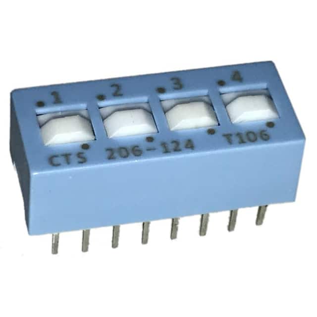 206-124S SWITCH SLIDE DIP SPDT 50MA 24V