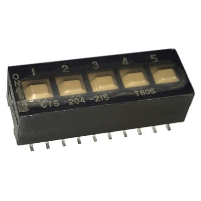 204-215ST SWITCH SLIDE DIP DPST 50MA 24V