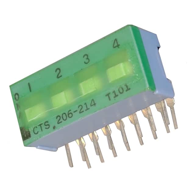 206-214RAST SWITCH SLIDE DIP DPST 50MA 24V