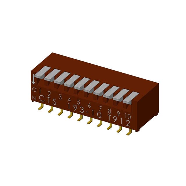 193-10MSR SWITCH PIANO DIP SPST 50MA 24V