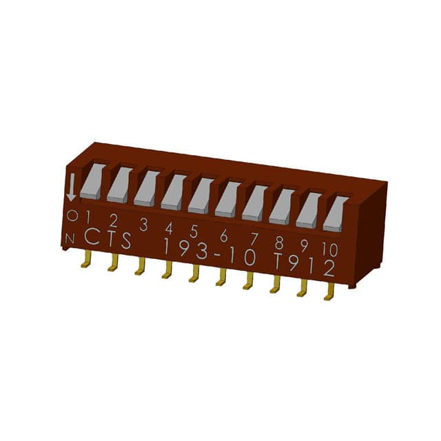 193-10MSN SWITCH PIANO DIP SPST 50MA 24V