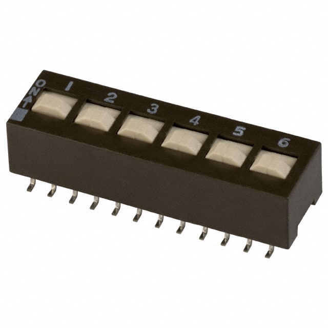 204-216ST SWITCH SLIDE DIP DPST 50MA 24V