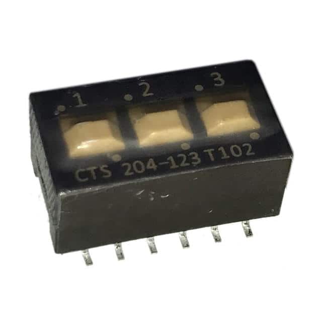 204-123ST SWITCH SLIDE DIP SPDT 50MA 24V