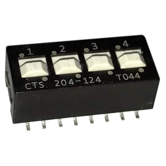 204-124S SWITCH SLIDE DIP SPDT 50MA 24V
