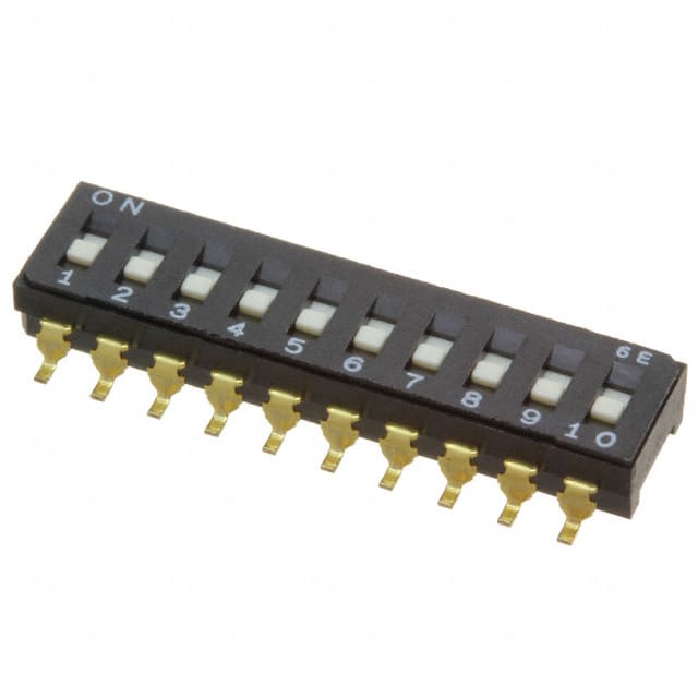 CFS-1001TB SWITCH DIP 10POS SPST 100MA 6V