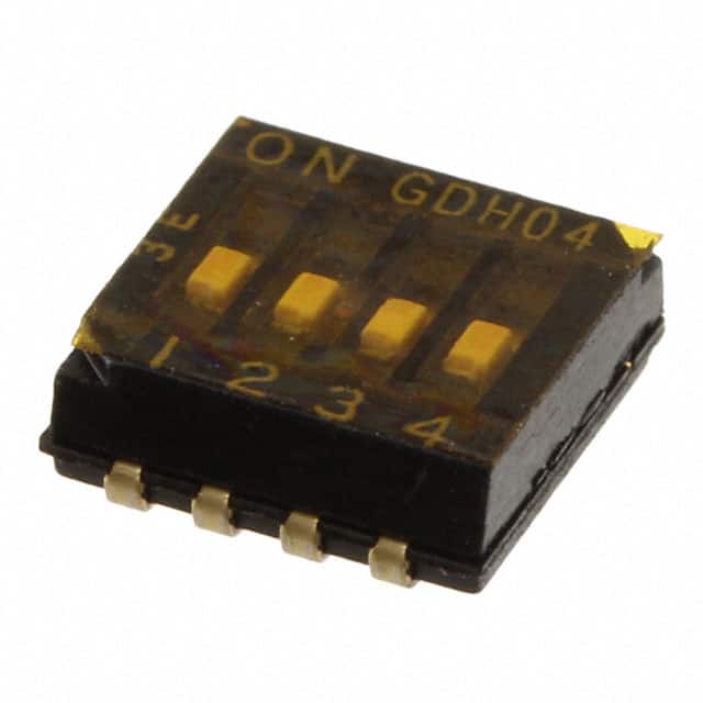 GDH04SA04 SWITCH SLIDE DIP SPST 25MA 24V