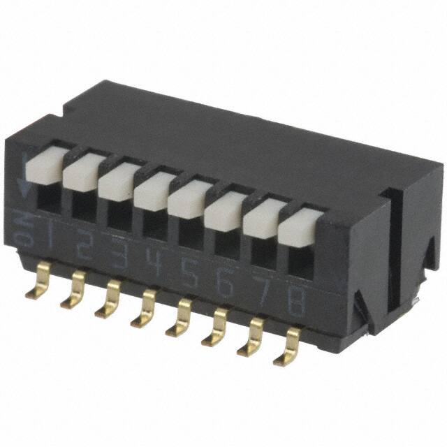 CHP-081TB SWITCH PIANO DIP SPST 100MA 6V