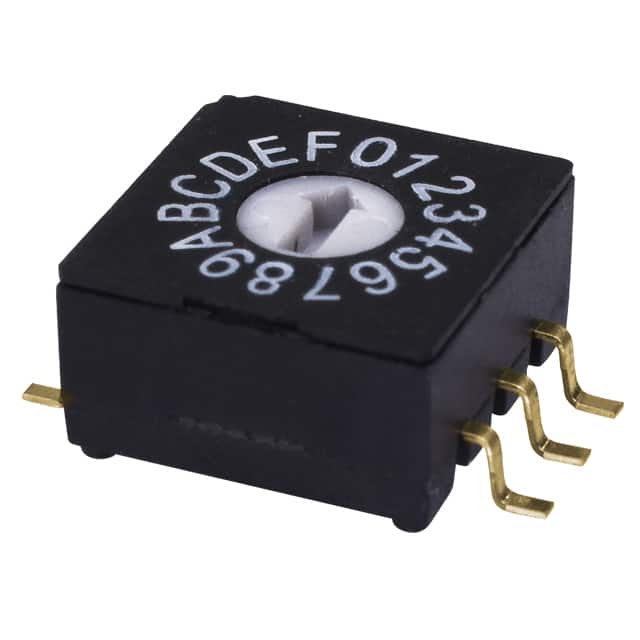 RDS-10S-1055-SMT ROTARY DIP SWITCH, 10 X 10 X 5.5