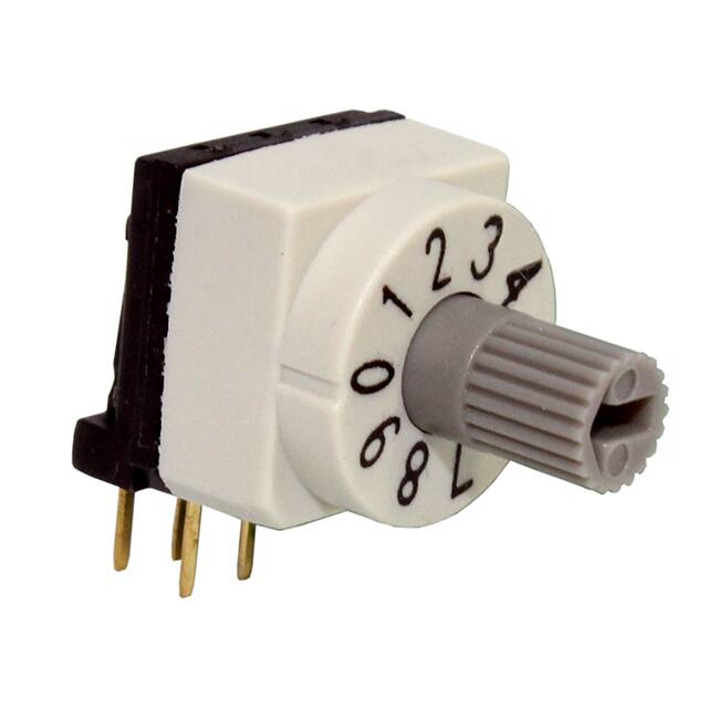 RD10RB10RVAT SWITCH ROTARY DIP 10P 0.15A 50V