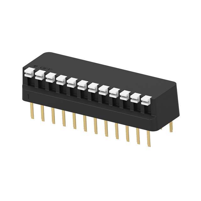 1-5435802-2 SWITCH DIP PAINO 12POS THRU HOLE
