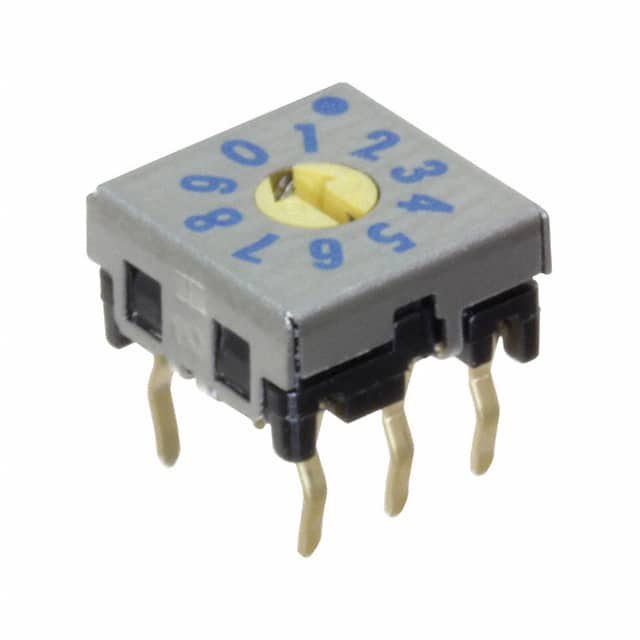 DRS7010C SW ROT DIP 10 POS REAL PC
