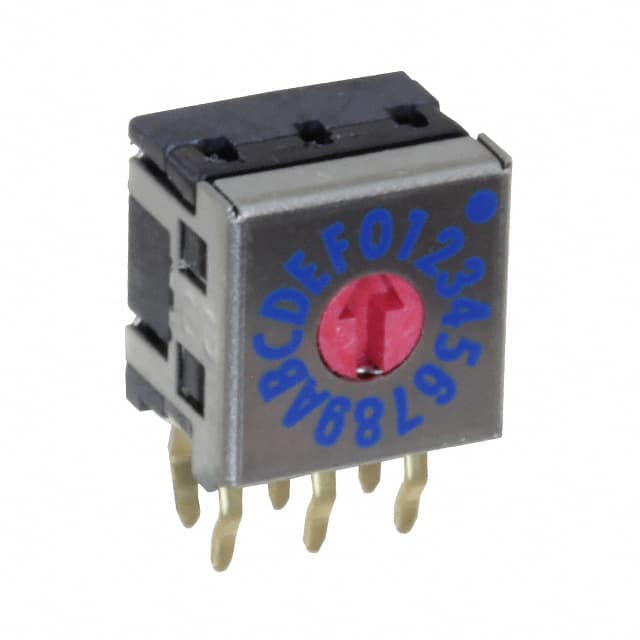 DRR7116C SW ROT DIP 16 POS COMP R/A PC
