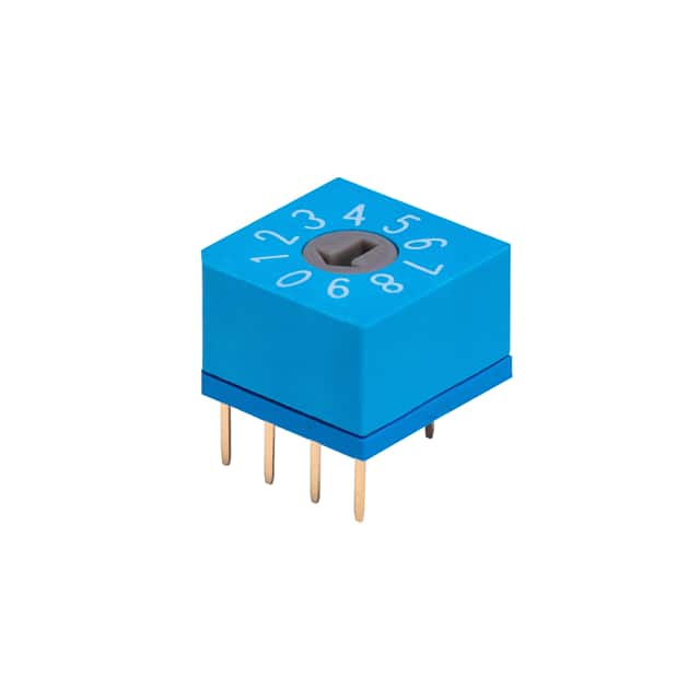 EDR-10 DIP SWITCH, BCD, 10 POSITION, TH
