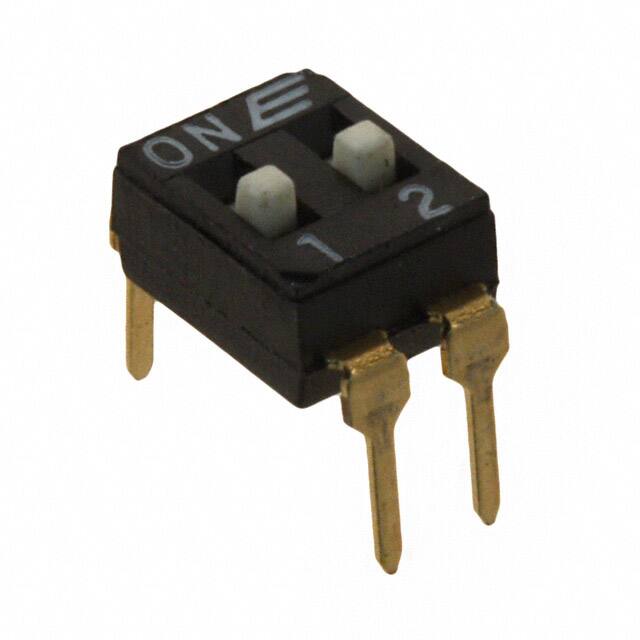 KAJ02LAGT SWITCH SLIDE DIP SPST 25MA 24V