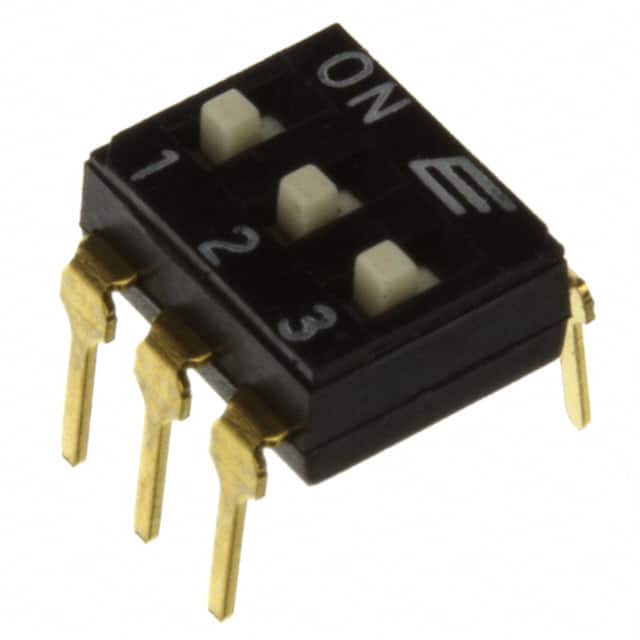 KAJ03LAGT SWITCH SLIDE DIP SPST 25MA 24V
