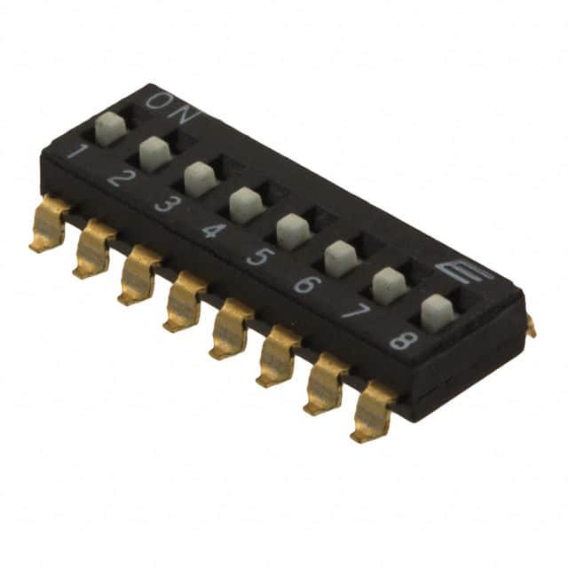 KAJ08LGGT SWITCH SLIDE DIP SPST 25MA 24V
