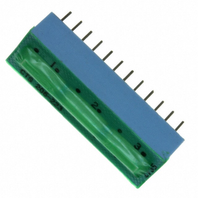 206-223ST SWITCH SLIDE DIP DPDT 50MA 24V