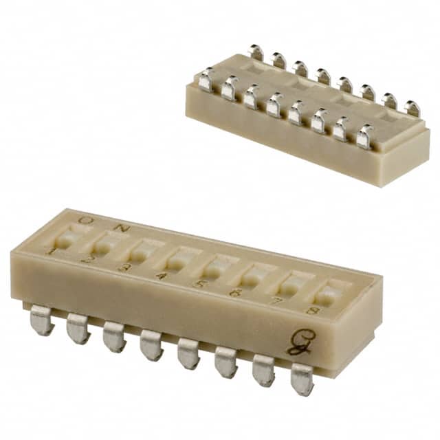 90HBJ08P SWITCH SLIDE DIP SPST 25MA 24V