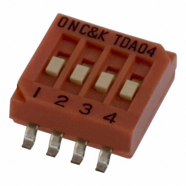TDA04H0SK1R SWITCH SLIDE DIP SPST 25MA 24V