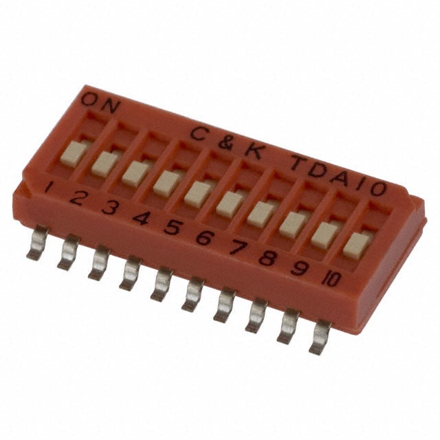 TDA10H0SK1R SWITCH SLIDE DIP SPST 25MA 24V