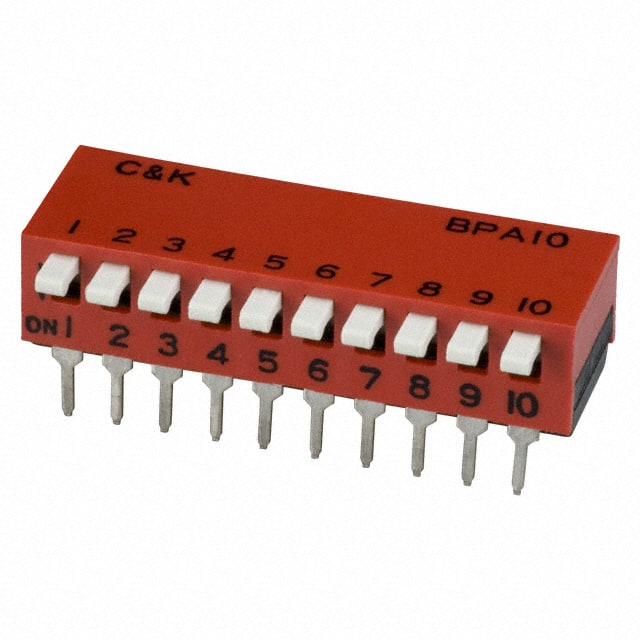 BPA10K SWITCH PIANO DIP SPST 100MA 5V