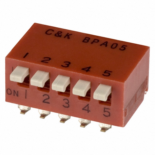 BPA05SK SWITCH PIANO DIP SPST 100MA 5V