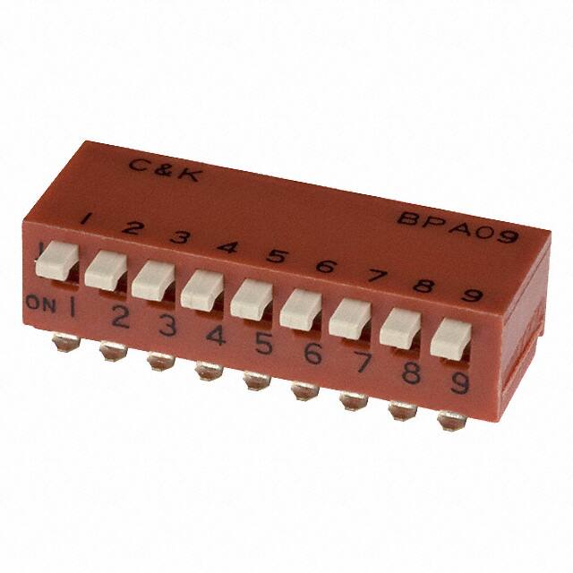 BPA09SK SWITCH PIANO DIP SPST 100MA 5V