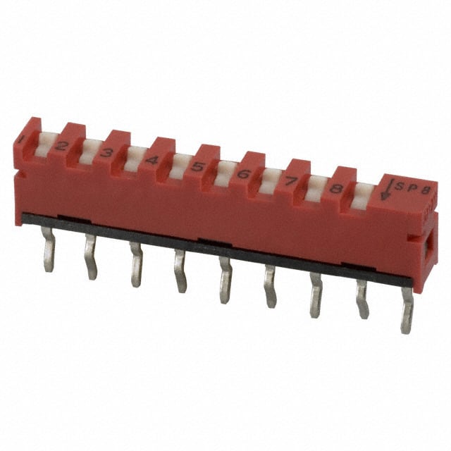 SP08 SWITCH SLIDE DIP SPST 10MA 20V