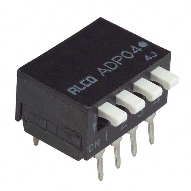 ADP04 SWITCH PIANO DIP SPST 25MA 24V