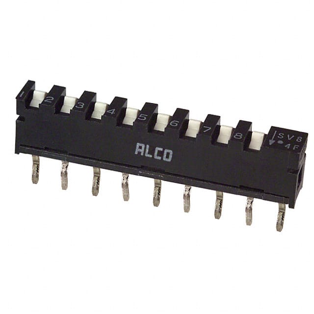 1825152-4 SWITCH SLIDE DIP SPST 0.40VA 20V