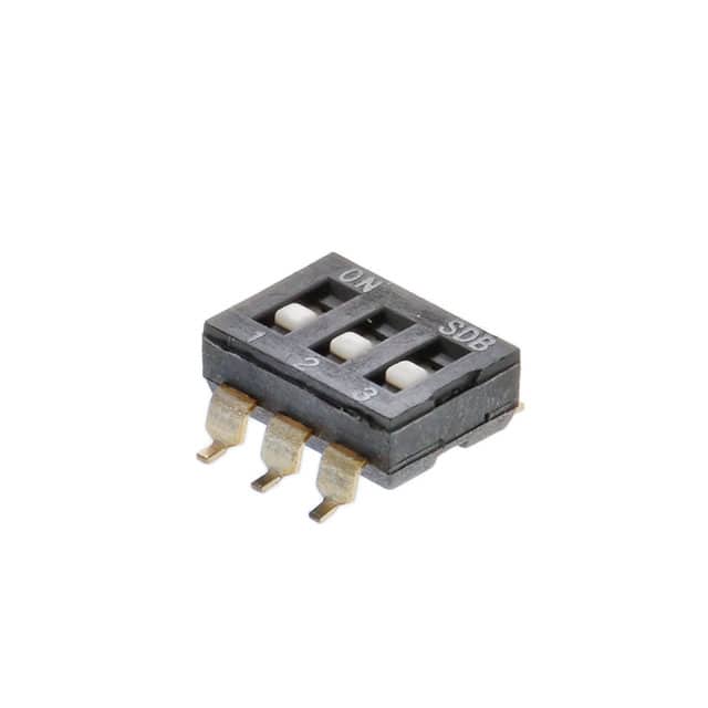SDB03H0SBD DIP 2P FLUSH ACT. GOLD CONTACT.