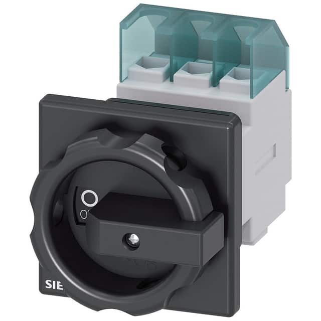 3LD2154-0TK51 DISC SW 25A ROT HDL 1HOLE BLK 3P