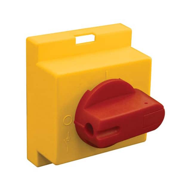 K/KU3P Y/R SWITCH KNOB SQUARE RED/YELLOW
