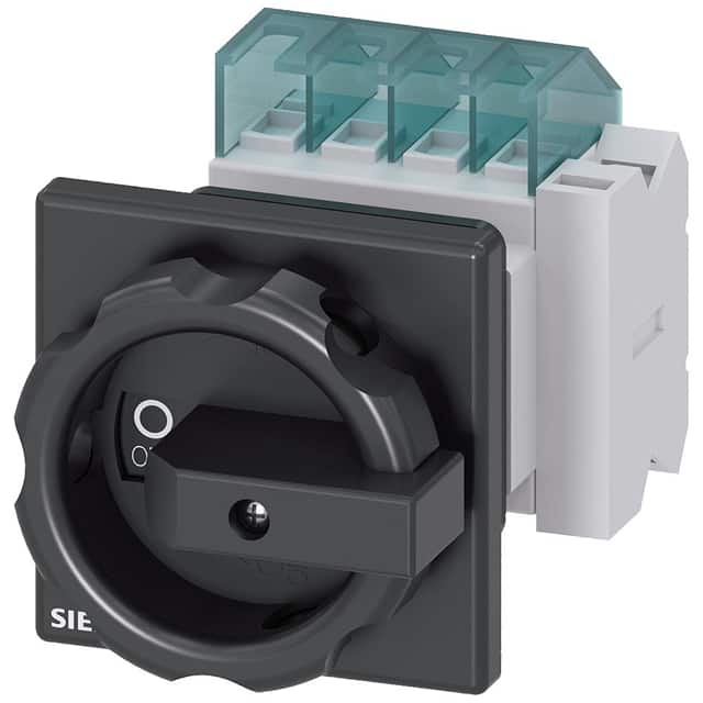 3LD2054-1TP51 DISC SW 16A ROT HDL 1HOLE BLK 3P